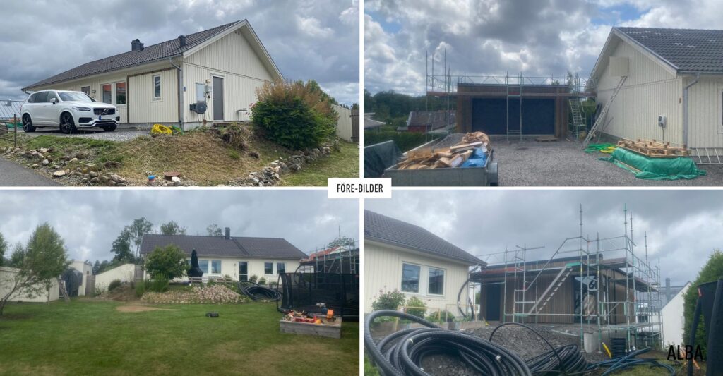 Wow, vilken makeover! Huset får ny kostym och trädgården förvandlas till en oas med pool och relax. Se förvandlingen.